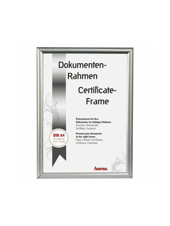 HAMA Photo Frame Plastic 21x29.7cm with Silver Frame