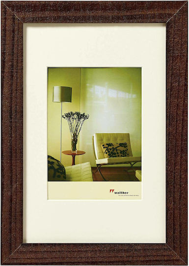 Walther Wooden Photo Frame with Brown Frame