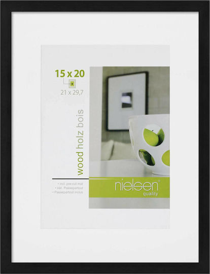 Nielsen Wooden Photo Frame with Black Frame Color
