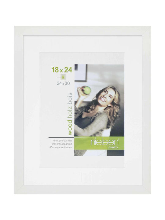 Nielsen Fotorahmen Hölzernes mit Weißem Rahmen