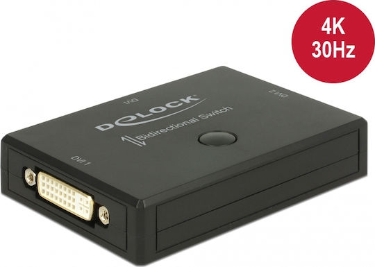 DeLock DVI 2-1 Switch bidirectional 4K 30Hz