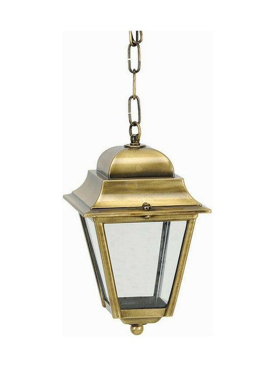 Lido Outdoor Hanging Ceiling Light E27 Copper Oxide in Bronze Color 107936