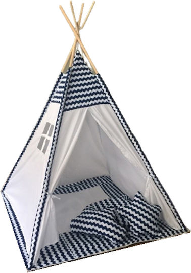 Baby Adventure Kinder Spielzelt Indisch Wave Blau