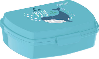 Miquelrius Kids Lunch Plastic Box Blue L15.8xW11xH5.3cm