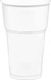 Lux Plast Lux Plast Disposable Cup Plastic White 330ml 50pcs