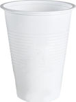 Πλαστικό Ποτήρι μιας Χρήσης Λευκό 200ml 100τμχ Lux Plast