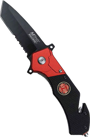 Mtech Ballistic Resque Linerlock Джобно ножче Survival Червен