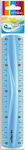 Keyroad Χάρακας Πλαστικός Διάφανος 20cm Μπλε Flexible