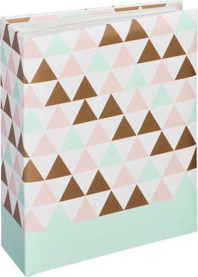 HAMA Mini Photo Album for 100 Photos, size 10x15cm, Green Minimax Designline Triangle 13x16.5cm