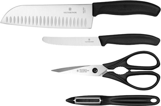 Victorinox Σετ Kochutensilien 4Stück Schwarz Swiss Classic