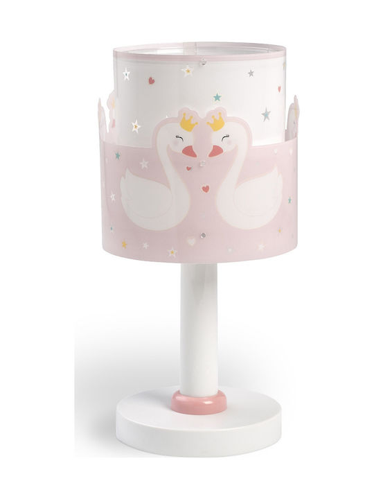 Ango Kids Side Table Lamp Sweet Love Pink 15x15x30cm