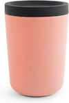Ekobo Κούπα Με Καπάκι Πλαστική Ροζ 350ml