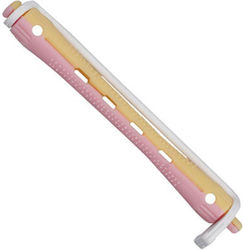 Eurostil Rollers Cold Wave Rods 8mm in Pink Col...