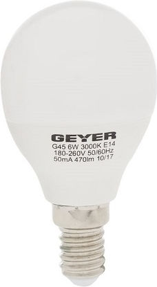 Geyer Bec LED 5W pentru Soclu E14 și Formă G45 Alb cald 470lm