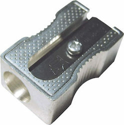 Eisen Metallic Pencil Sharpener Gray Ασημί