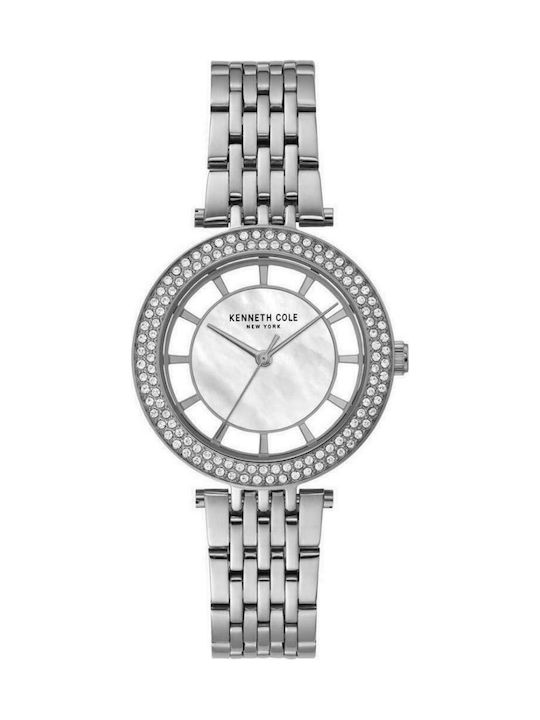 Kenneth Cole Uhr mit Silber Metallarmband KC51130001