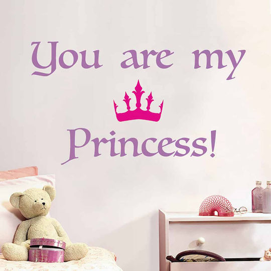 Ango Autocolant Decorativ pentru Copii Perete Princess 125x140buc 5buc