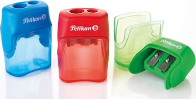 Pelikan Plastic Double Pencil Sharpener (Μiscellaneous Colours)