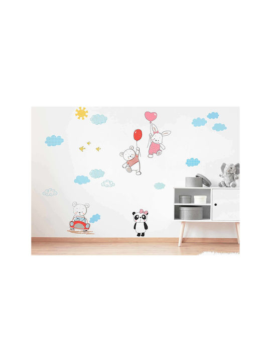 Ango Kids Vinyl Wall Sticker Funny Bears XL 125x140cm 20pcs