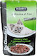 Dr.Clauder's Wet Food for Adult Cats in Pouches with Chicken and Duck 100gr