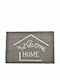Covor de Intrare din Cocos Welcome Gri 40x60buc