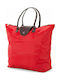 Benzi Υφασμάτινη Τσάντα για Ψώνια σε Κόκκινο χρώμα