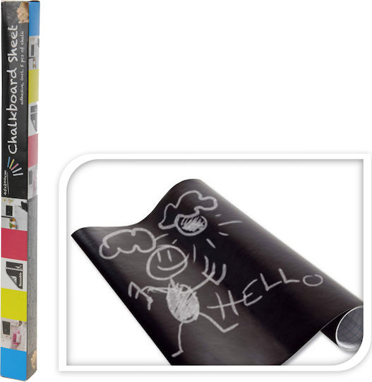 Timeless Tools Kids Vinyl Wall Sticker Chalkboard 200x45cm 6pcs