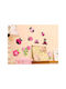 Ango Kinder Wandsticker Wand 3D Schaumstoff Pink Ladybugs 30x30cm 10Stück