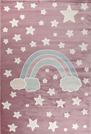 Tzikas Carpets 33076-055 Kinderteppich Sterne Dicke 11mm