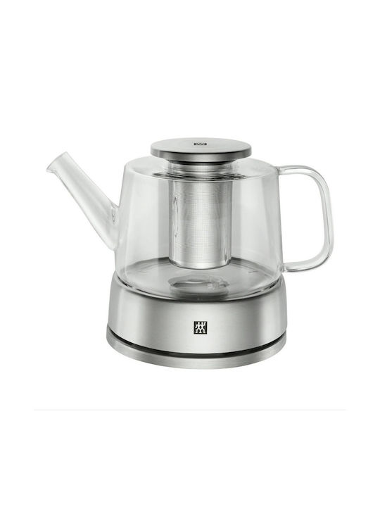 Zwilling J.A. Henckels Teapot with Filter Glass Silver