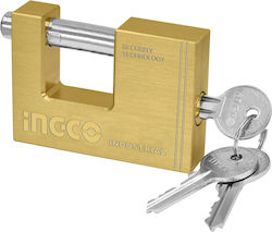 Ingco Steel Padlock Monoblock with Key 80mm 1pcs