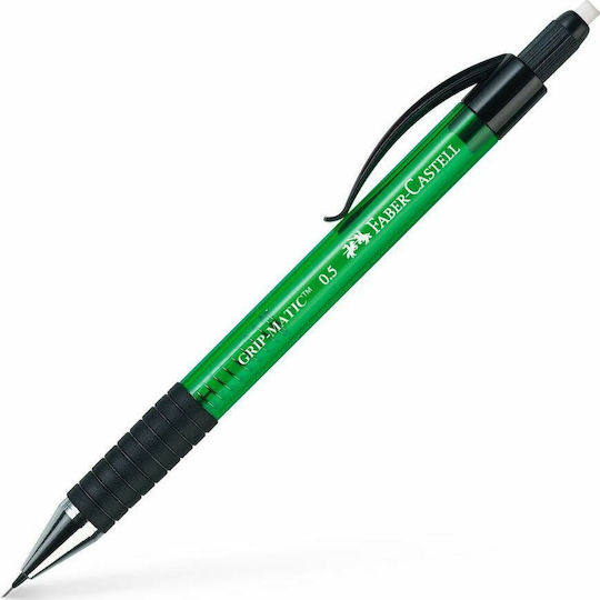 Faber-Castell Gripmatic Механичен Молив Пластмасово 0.5мм с Гума 1бр Зелен