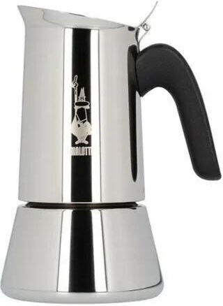 Bialetti New Venus Induction Cafetieră Pentru Plită Espresso 10 Căni Argintie