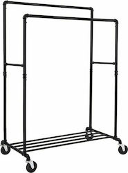 Songmics Garment Rack Metallic In Black Colour 100x59x162cm