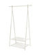 Songmics Garment Rack Metallic In White Colour 87.5x41x155cm