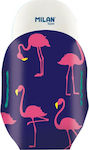 Milan Eraser for Pencil and Pen with Flamingo Case 1pcs White