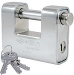 Cisa Steel Padlock Monoblock with Key 65mm 1pcs