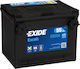 Exide Batterie Auto mit Kapazität 55Ah und CCA 620A