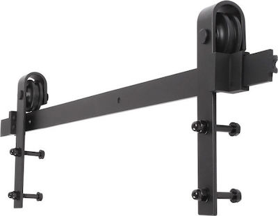 Hoppline Sliding Intermediate Door Mechanism 183cm Black