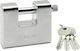 Master Lock 680EURD Ατσάλινο Λουκέτο Τάκου με Κλειδί 80mm Ασημί