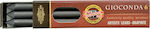 Koh-I-Noor 6x6 Μύτες Μολυβιού 4864 Πάχους 5.6mm Τύπου 6B