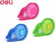 Deli Correction Tape (Μiscellaneous colours) 12pcs
