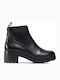 Camper Wanda Women's Leather Medium Heel Ankle Boots Black