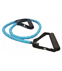 Sveltus Fitness Power Tube Resistance Band Moderate / Hard with Handles Blue Light 12m