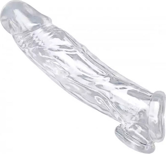XR Size Matters Realistic Clear Penis Enhancer Уголемяване на пениса Прозрачен 20.5см