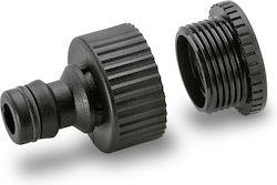 Karcher 2.645-007.0 Ρακόρ Βρύσης με Συστολή 3/4" 25.4mm Μαύρο Karcher 2.645-007.0 Ρακόρ Βρύσης με Συστολή 3/4" 25.4mm Μαύρο