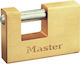 Master Lock 607EURD Stahl Vorhängeschloss Monoblock mit Schlüssel 76mm 1Stück