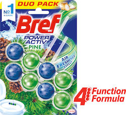 Bref Power Active Block Toilet with Scent Pine 2x50gr