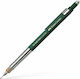 Faber-Castell TK-Fine Vario Creion mecanic de desen Metalic 0.9mm cu Radiera Verde