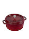 Staub Cocotte Βαθιά Κατσαρόλα από Μαντέμι 3.8lt / 24cm